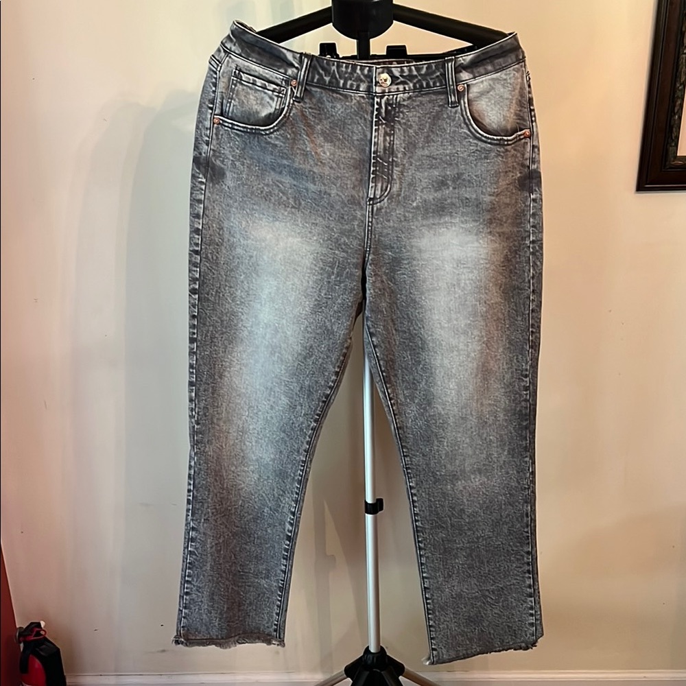 NWT - Juicy Couture Gray Marble Wash Jeans